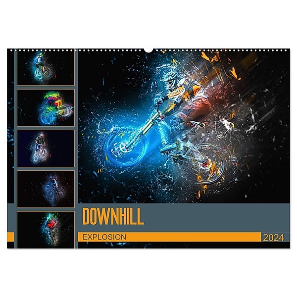 Downhill Explosion (Wandkalender 2024 DIN A2 quer), CALVENDO Monatskalender, Dirk Meutzner