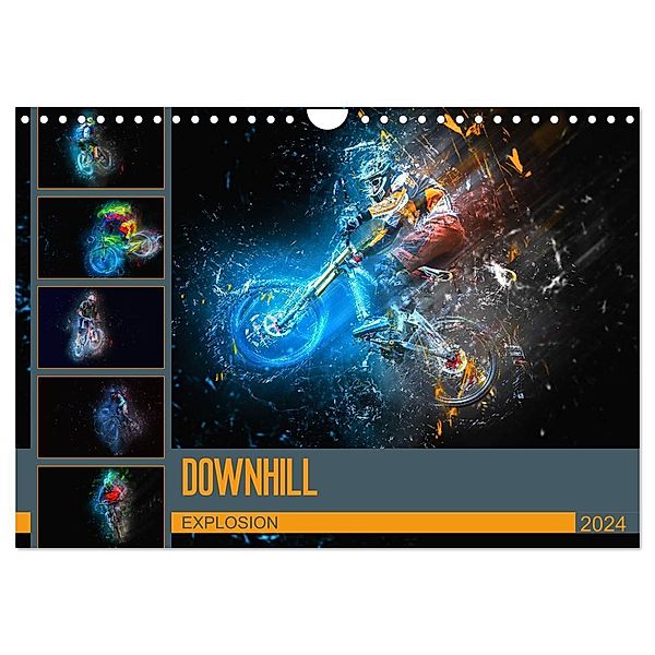 Downhill Explosion (Wandkalender 2024 DIN A4 quer), CALVENDO Monatskalender, Dirk Meutzner