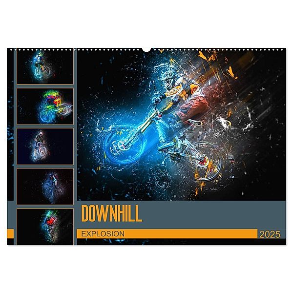 Downhill Explosion (Wandkalender 2025 DIN A2 quer), CALVENDO Monatskalender, Calvendo, Dirk Meutzner