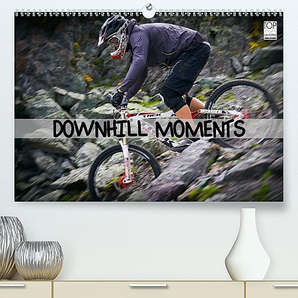 Downhill Moments(Premium, hochwertiger DIN A2 Wandkalender 2020, Kunstdruck in Hochglanz), Dirk Meutzner