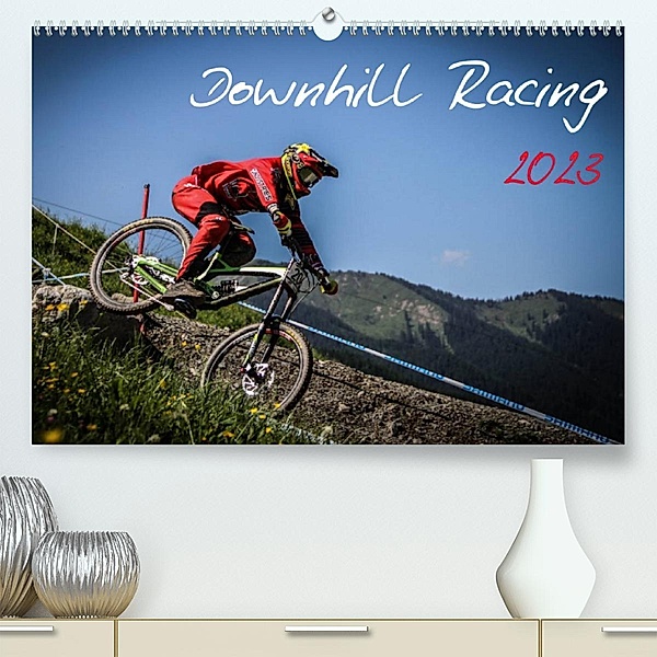 Downhill Racing 2023 (Premium, hochwertiger DIN A2 Wandkalender 2023, Kunstdruck in Hochglanz), Arne Fitkau