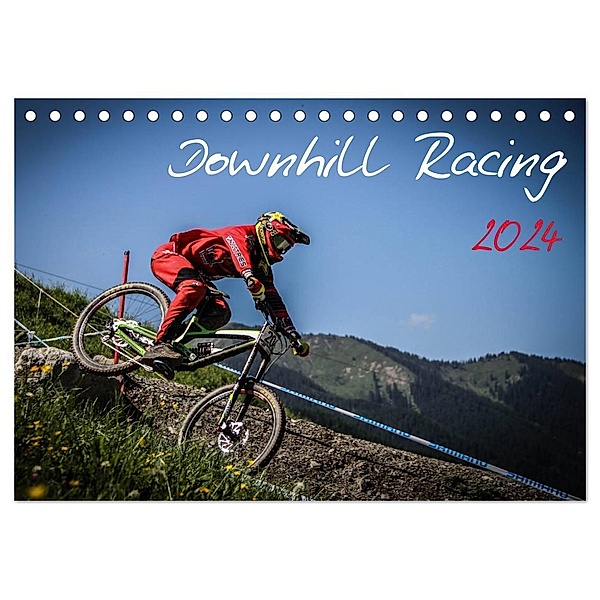 Downhill Racing 2024 (Tischkalender 2024 DIN A5 quer), CALVENDO Monatskalender, Arne Fitkau