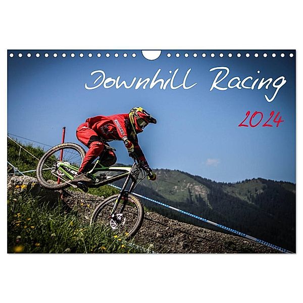 Downhill Racing 2024 (Wandkalender 2024 DIN A4 quer), CALVENDO Monatskalender, Arne Fitkau