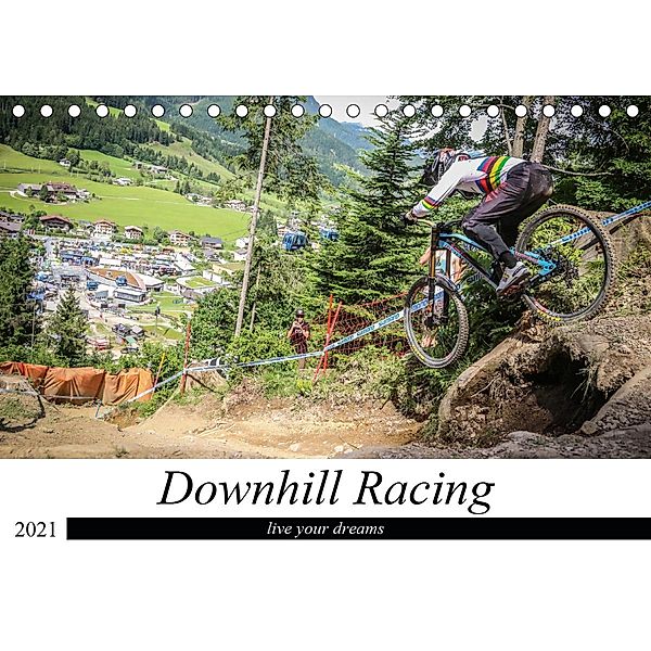 Downhill Racing (Tischkalender 2021 DIN A5 quer), Arne Fitkau