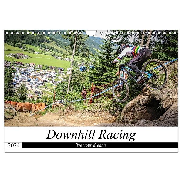 Downhill Racing (Wandkalender 2024 DIN A4 quer), CALVENDO Monatskalender, Arne Fitkau
