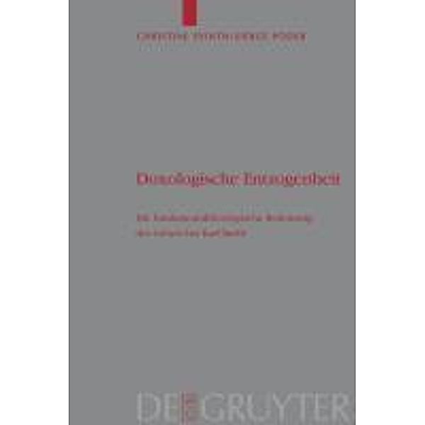 Doxologische Entzogenheit / Theologische Bibliothek Töpelmann Bd.147, Christine Svinth-Værge Põder