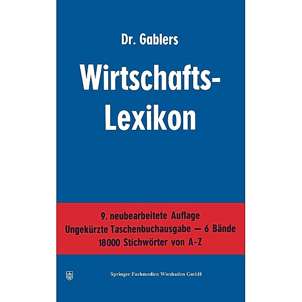 Dr. Gablers Wirtschafts-Lexikon, Reinhold Sellien