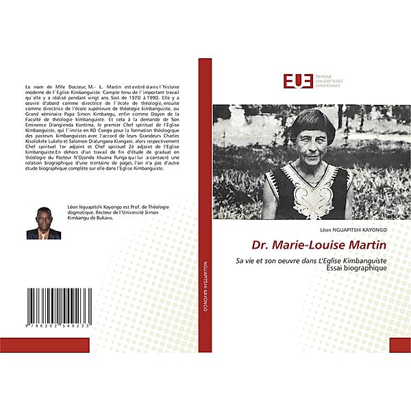 Dr. Marie-Louise Martin, Léon NGUAPITSHI KAYONGO