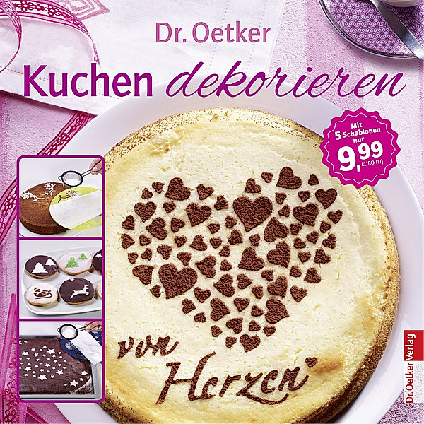 Dr. Oetker Kuchen dekorieren, m 5 Deko-Schablonen, Dr. Oetker