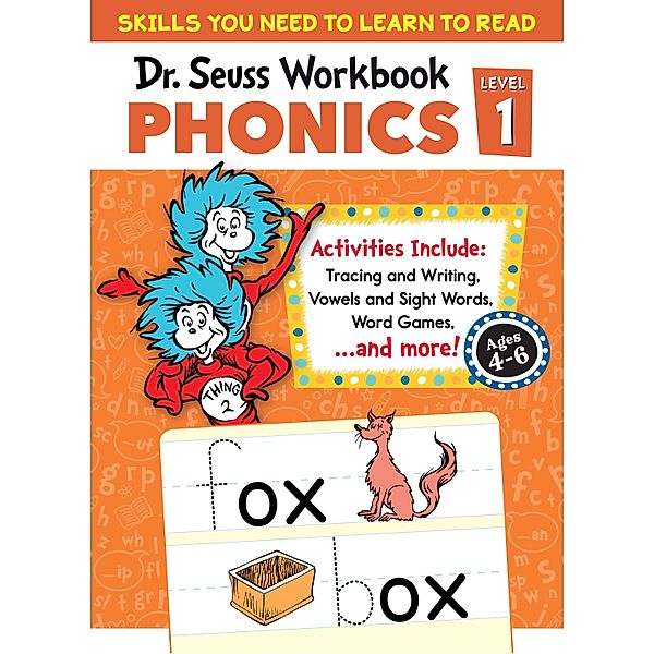 Dr. Seuss Phonics Level 1 Workbook, Dr. Seuss