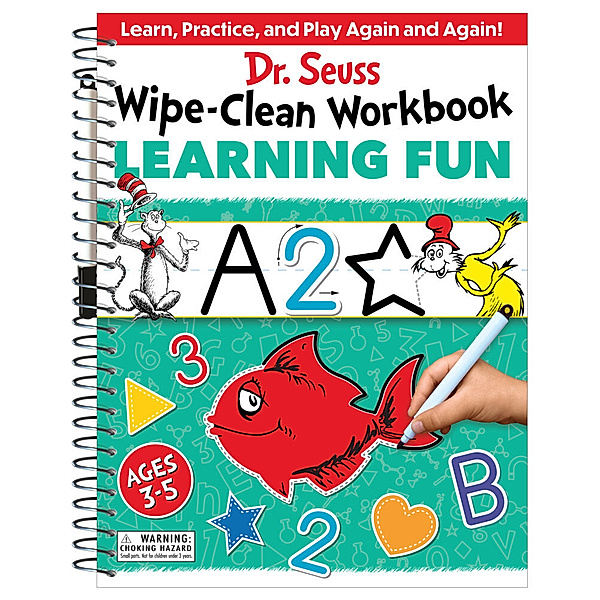 Dr. Seuss Wipe-Clean Workbook: Learning Fun, Dr. Seuss