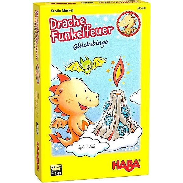 HABA Drache Funkelfeuer Glücksbingo (Kinderspiel)