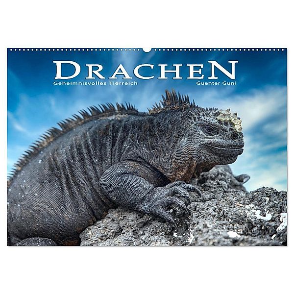 Drachen: Geheimnisvolles Tierreich (Wandkalender 2024 DIN A2 quer), CALVENDO Monatskalender, Guenter Guni