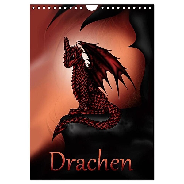 Drachen (Wandkalender 2024 DIN A4 hoch), CALVENDO Monatskalender, Petra Haberhauer