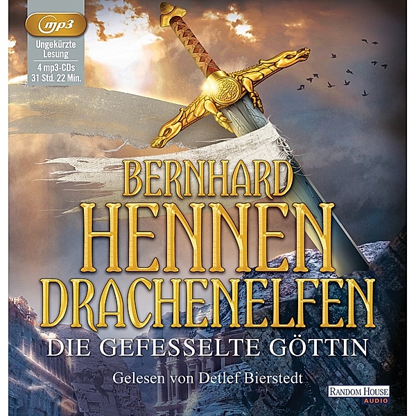 Drachenelfen - Die gefesselte Göttin, 4 MP3-CDs, Bernhard Hennen