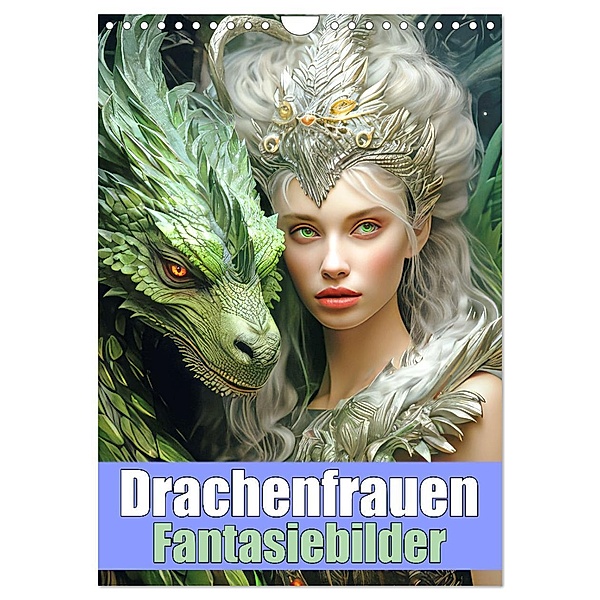 Drachenfrauen - Fantasiebilder (Wandkalender 2025 DIN A4 hoch), CALVENDO Monatskalender, Calvendo, Liselotte Brunner-Klaus