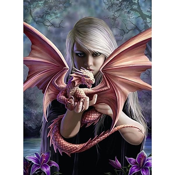 Drachenmädchen (Puzzle), Anne Stokes