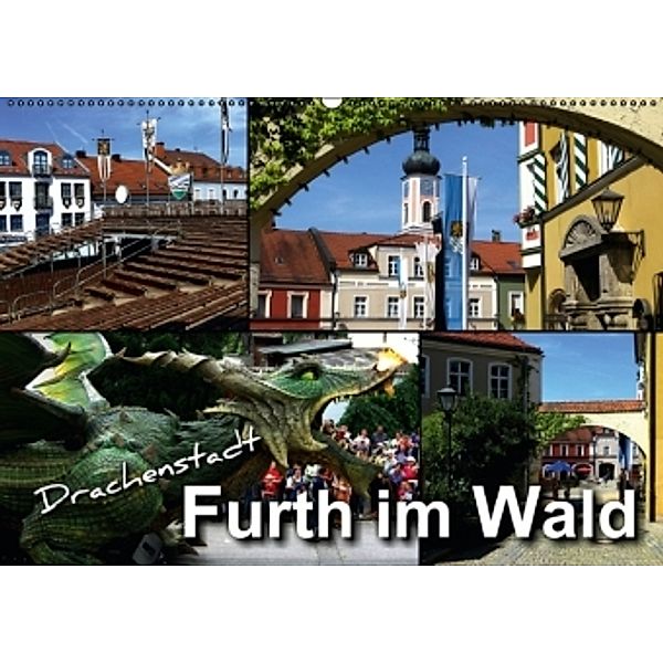 Drachenstadt Furth im Wald (Wandkalender 2016 DIN A2 quer), Renate Bleicher