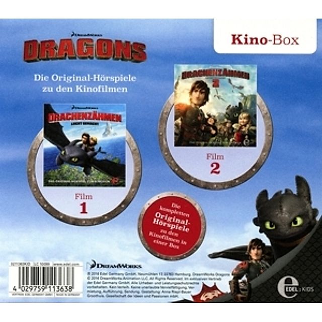 Drachenzähmen leicht gemacht - Kino-Box, 2 Audio-CD kaufen