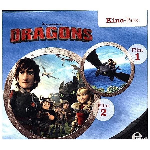 Drachenzähmen leicht gemacht - Kino-Box.Tl.1,2 Audio-CD, Drachenzähmen Leicht Gemacht