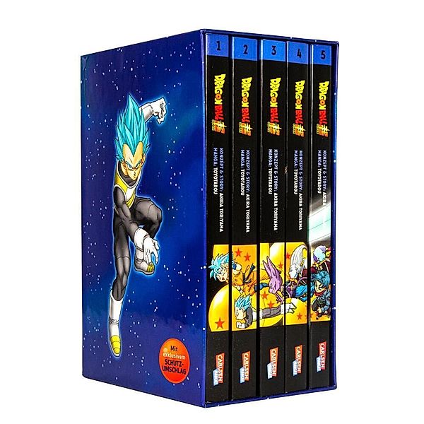 Dragon Ball Super Bände 1-5 im Sammelschuber mit Extra.Bd.1-5, Akira Toriyama, Toyotarou