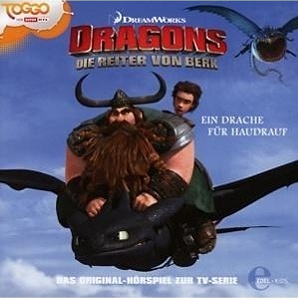 Dragon - Die Reiter von Berk - Ein Drache für Haudrauf, Audio-CD, Dragons-Die Reiter Von Berk
