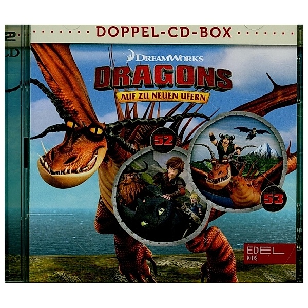 Dragons - Auf zu neuen Ufern - 52-53 - Dragons - Auf zu neuen Ufern - Doppel-Box.Tl.52-53,2 Audio-CD, Dragons-Auf Zu Neuen Ufern