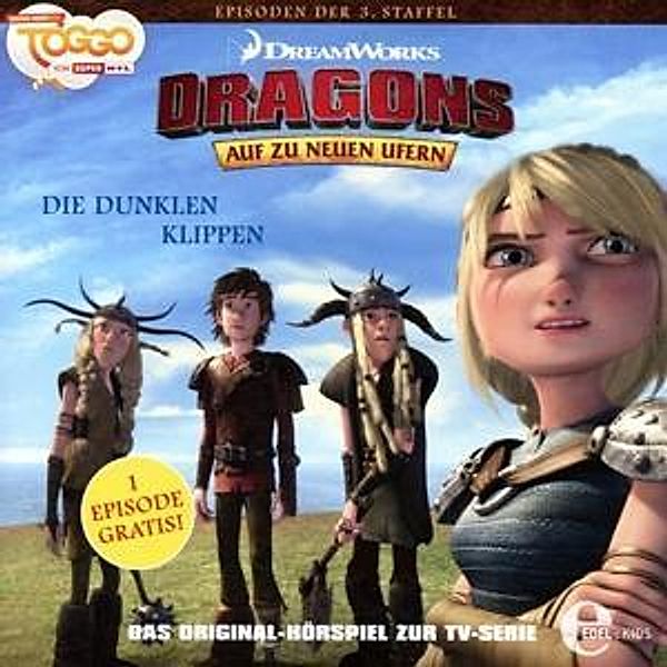 Dragons - Auf zu neuen Ufern - Die dunklen Klippen, 1 Audio-CD, Dragons-Auf Zu Neuen Ufern