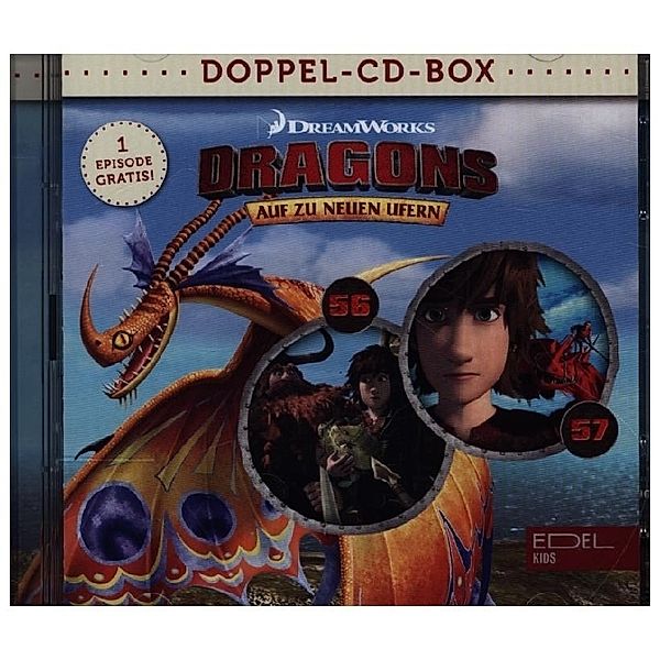 Dragons - Auf zu neuen Ufern - Doppel-Box,2 Audio-CD, Dragons-Auf Zu Neuen Ufern