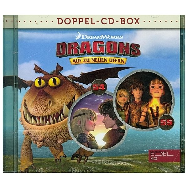 Dragons - Auf zu neuen Ufern - Doppel-Box.Tl.54-55,2 Audio-CD, Dragons-Auf Zu Neuen Ufern