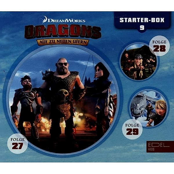 Dragons - Auf zu neuen Ufern - Starter-Box.Box.9,3 Audio-CD, Dragons-Auf Zu Neuen Ufern