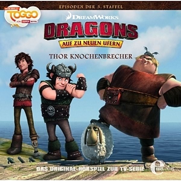 Dragons - Auf zu neuen Ufern - Thor Knochenbrecher, 1 Audio-CD, Dragons-Auf Zu Neuen Ufern