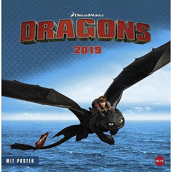 Dragons Broschurkalender 2019