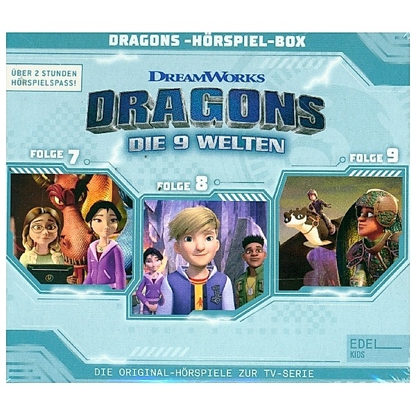 Dragons - Die 9 Welten.Folge.7-9,3 CD, Dragons-Die Welten