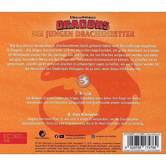 Dragons - Die jungen Drachenretter, 1 Audio-CD kaufen