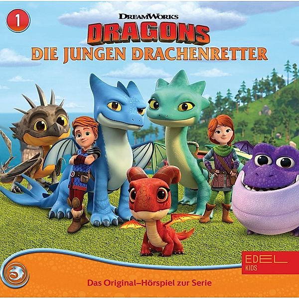 Dragons - Die jungen Drachenretter.Folge.1,1 Audio-CD, Dragons-Die Jungen Drachenretter
