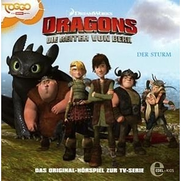 Dragons - Die Reiter von Berk -  Der Sturm, 1 Audio-CD, Drachen