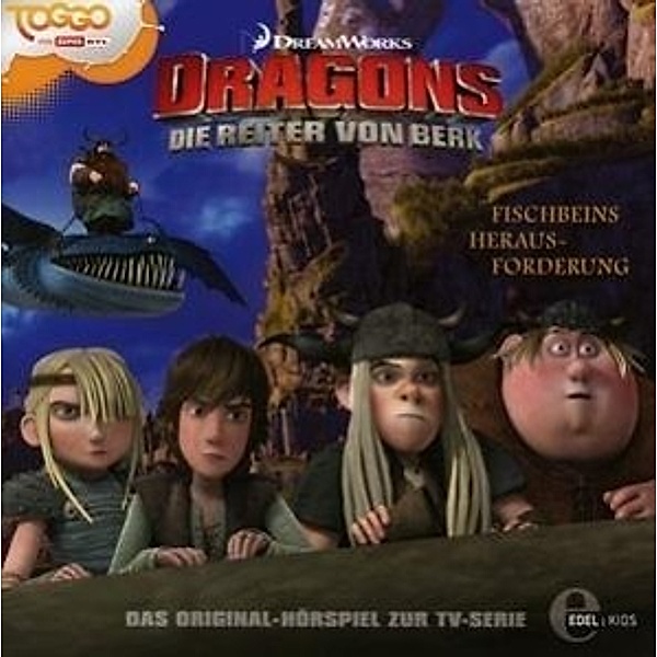Dragons - Die Reiter von Berk - Fischbeins Herausforderung, Audio-CD, Dragons-Die Reiter Von Berk