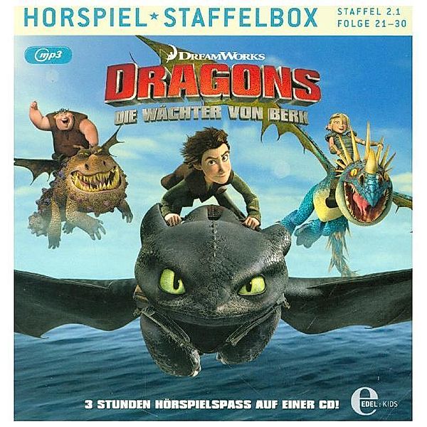 Dragons - Die Wächter von Berk - 2.1 - Dragons - Die Wächter von Berk.Staffel.2.1,1 MP3-CD, Dragons-Die Wächter Von Berk