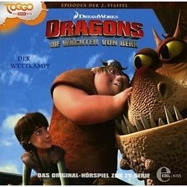 Dragons - Die Wächter von Berk - Der Wettkampf, 1 Audio-CD, Dragons-Die Wächter Von Berk