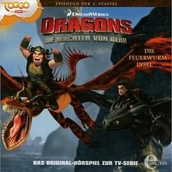 Dragons - Die Wächter von Berk - Die Feuerwurm-Insel, 1 Audio-CD, Dragons-Die Wächter Von Berk