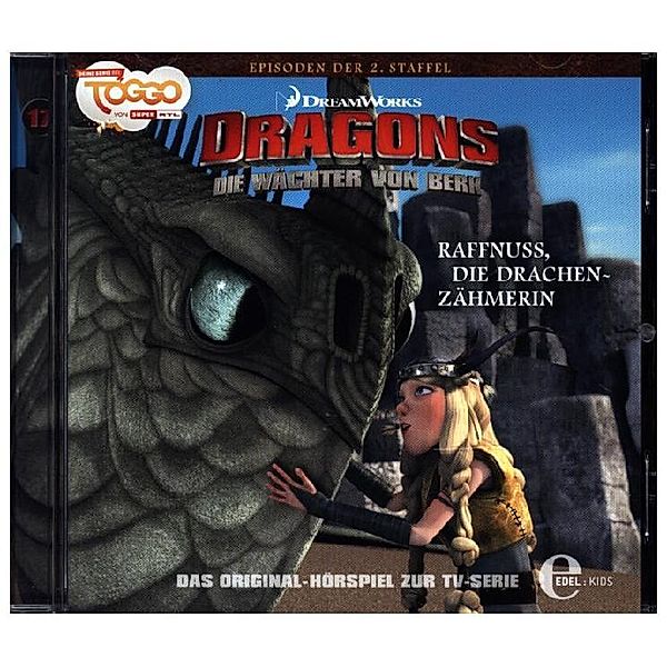 Dragons - Die Wächter von Berk - Raffnuss, die Drachenzähmerin,1 Audio-CD, Dragons-Die Wächter Von Berk