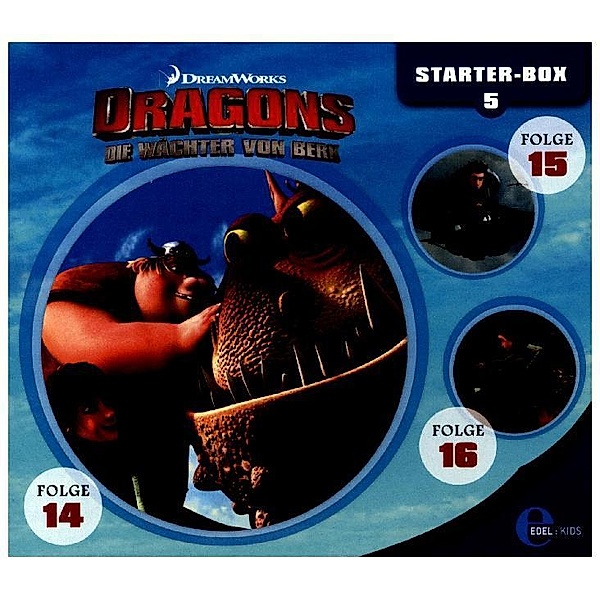 Dragons - Die Wächter von Berk - Starter-Box,3 Audio-CD, Dragons-Die Wächter Von Berk