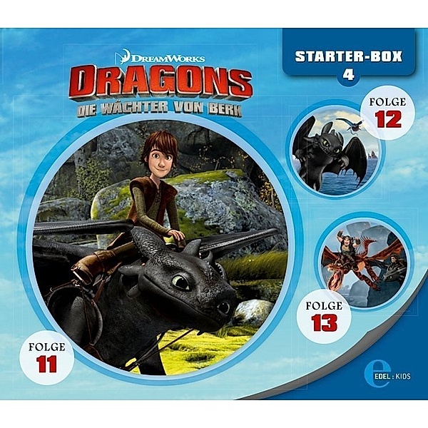 Dragons - Die Wächter von Berk (Starter-Box 4) (3 CDs), Dragons-Die Reiter Von Berk