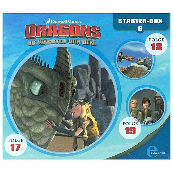 Dragons - Die Wächter von Berk - Starter-Box.Box.6,3 Audio-CD, Dragons-Die Wächter Von Berk