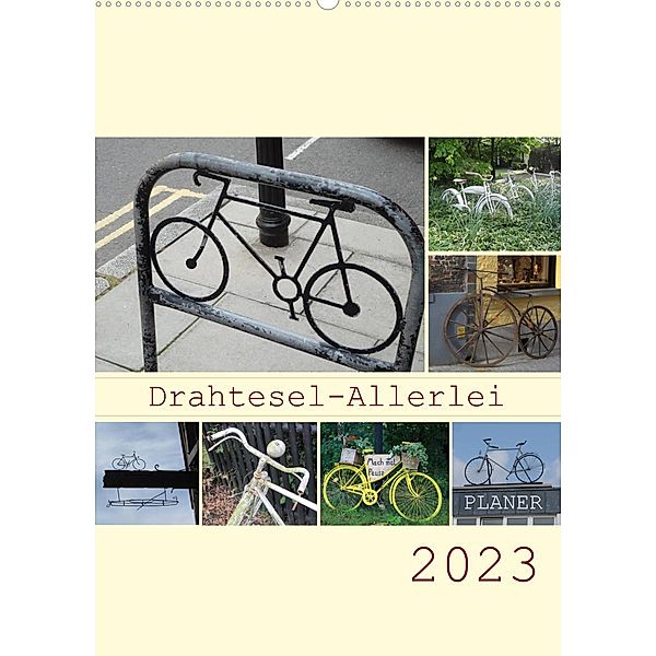 Drahtesel-Allerlei / Planer (Wandkalender 2023 DIN A2 hoch), Angelika keller