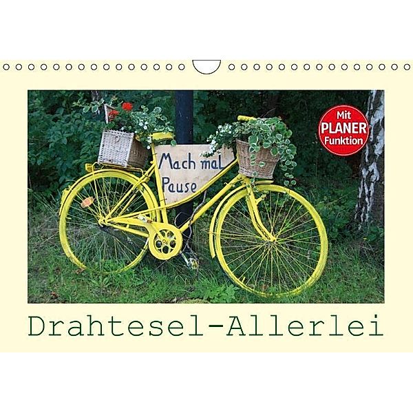 Drahtesel-Allerlei (Wandkalender 2017 DIN A4 quer), Angelika Keller