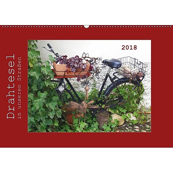 Drahtesel in unseren Straßen (Wandkalender 2018 DIN A2 quer), Angelika Keller