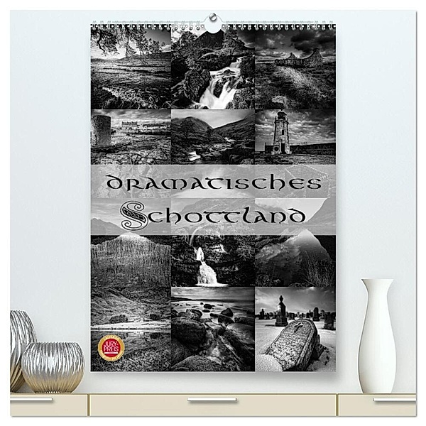 Dramatisches Schottland (hochwertiger Premium Wandkalender 2024 DIN A2 hoch), Kunstdruck in Hochglanz, Martina Cross