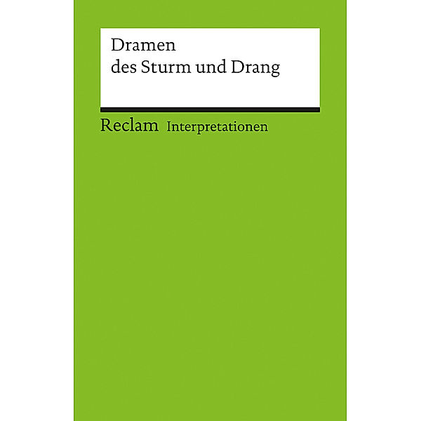 Dramen des Sturm und Drang